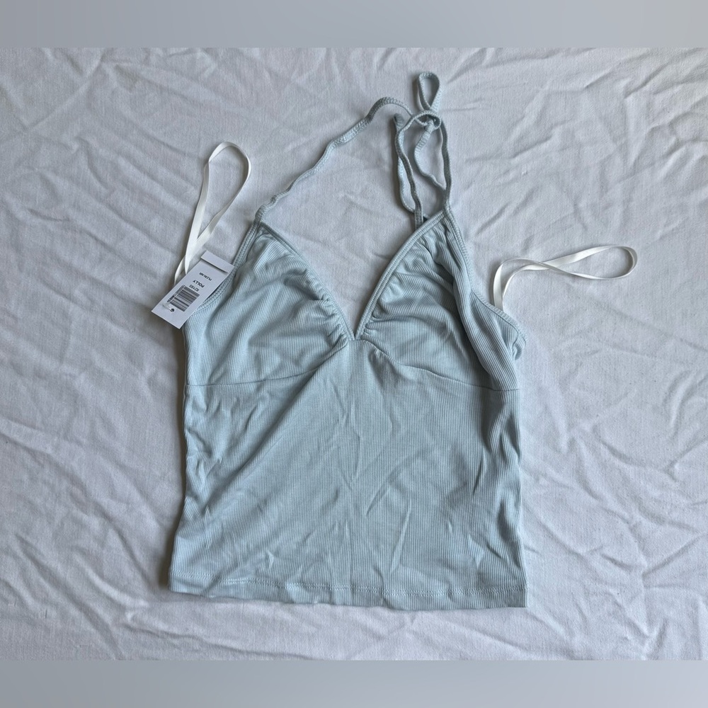 Aritzia Sunday Best Polly Halter Top XS NWT